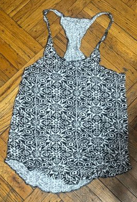 Black white tank  Women's - M
