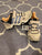 Adidas New w tag Beige w Lt purple stripes w Velcro strap hike sneakers 5 (Big Kid)