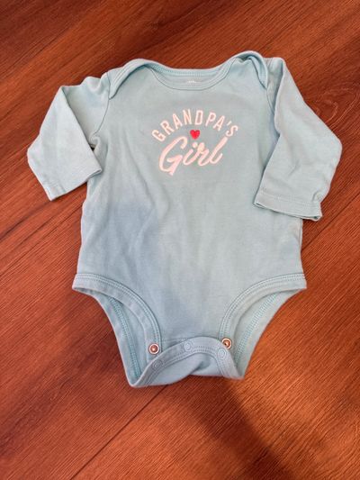 Carters Grandpa long sleeve onesie 6 Months