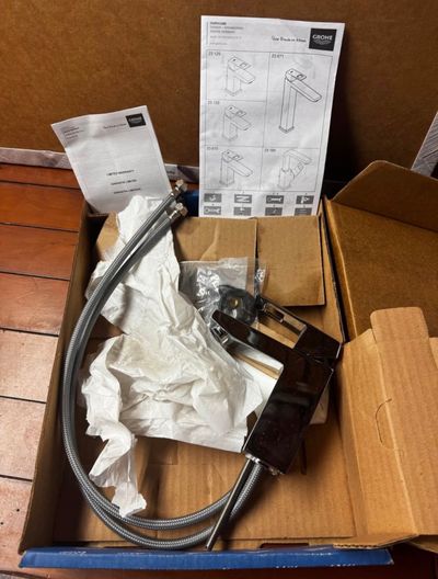 Grohe Eurocube Crome Faucet. Brand New. Grohe Eurocube Crome Faucet. Brand New. Retails for 350