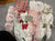 Various 7 girls pajamas all but one are footed 3-6 Months