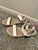 Childrens Place white sandal White dress sandals worn once. Excellent condition. Look new 1 (Big Kid)
