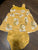 Carters Yellow floral dress with bloomers 12-18 Months