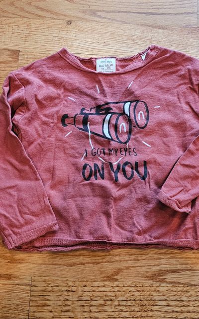 Zara Baby boys The cute graphic shirt is great condition great for Fall/ Spring 12-18 Months