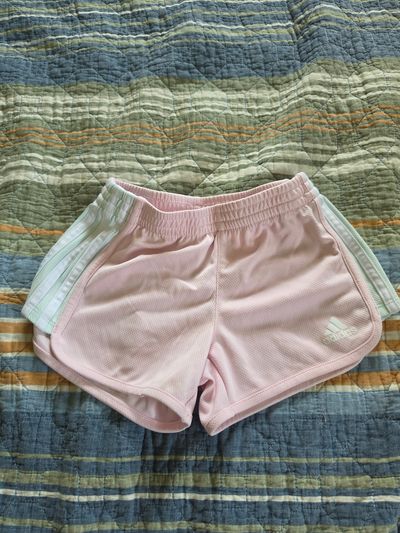 Adidas Pink/Mint Shorts 6T/6