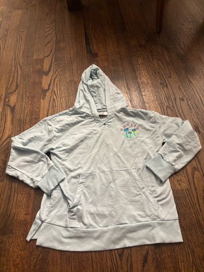 Hurley blue hooded sweatshirt  10-12