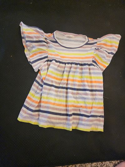 Crewcuts everyday by J Crew Stripe Bell Sleeve Tee 7-8