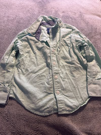 Old Navy 3T light green button up shirt with collar 3T