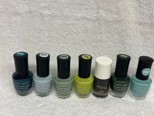 Brand New Nail polishes. Set of 7 Brand New Nail polishes. Set of 7