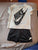 Nike Grey short sleeve shirt and black short set 2T