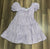 Purple flower ruffle dress  Women's - XS