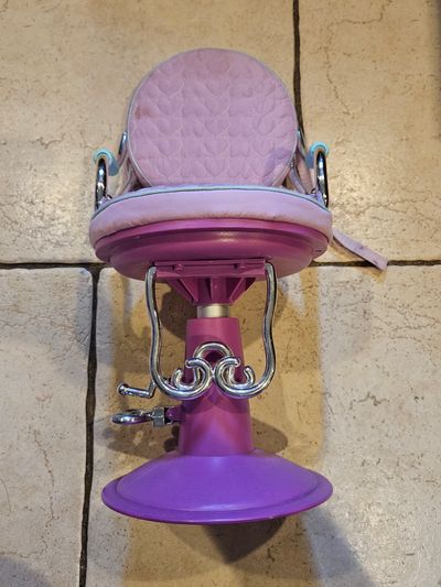 Our Generation Salon Chair Purple (Goes Up and Down)