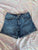 Levis A-line high rise shorts 30
