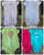 5 Carters short sleeved onesies 1 6m and 4 9m 6 Months