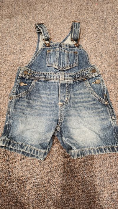 Oshkosh 100% cotton denim overalls 2T