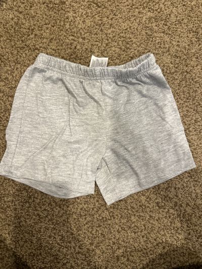 Carters gray cotton shorts  2T