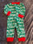 Carters Merry green Christmas pajamas 3 Months