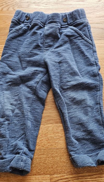 Carter's Toddler gray color cotton pull-up pants with side pockets 18 Months