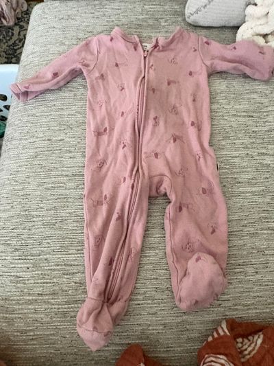 Rabbit and bear Zip up pjs 6-9 Months