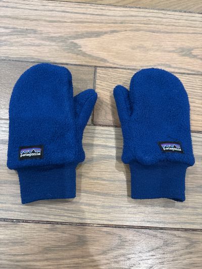 Patagonia blue mittens Blue Infant (0-2 yrs)