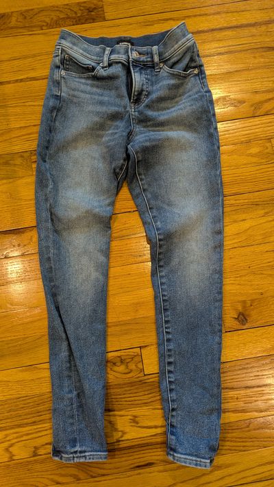 _Express Blue Jeans Skinny midrise Junior XS - 0