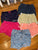 Old navy & Children's Place Lot of 6 shorts- denim, denim skirt, dolphin shorts, pink & blue 2T