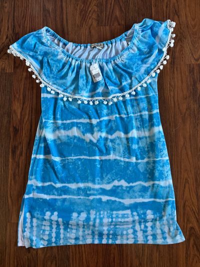 NEW One world Blue tye dye Women's - S