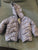 Oshkosh dark blue butterfly winter coat  2T