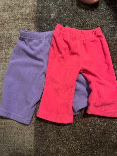 Carters fleece leggings size 3m  3 Months