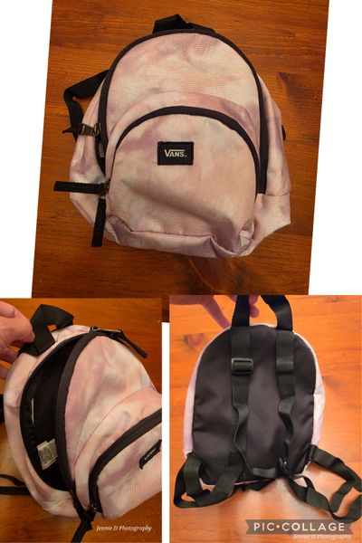 Vans Small lavender backpack pink tie-dye10 inches high,7 inches wide