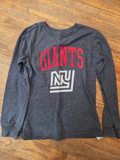 NFL NY Giants long sleeved shirt size 6/7  6T/6