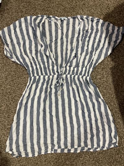 Blue island Swim coverup Women's Med 8-10