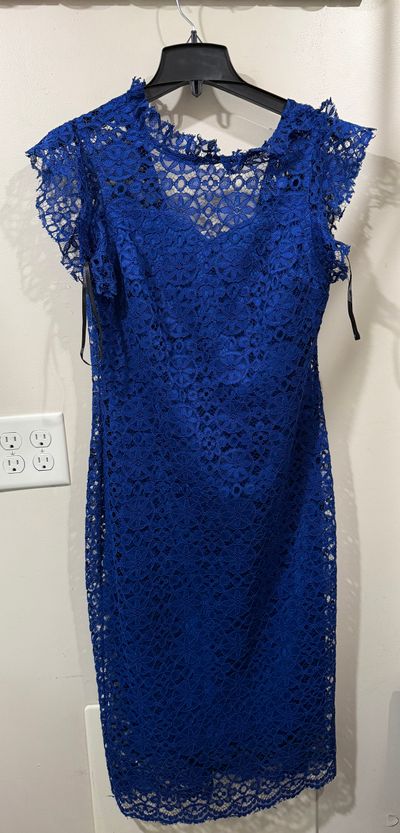 BNWOT navy blue dress size 8 Never worn, but no tags. Women's 8