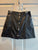 H&M Faux black leather skirt size 14, but definitely runs small 10-12