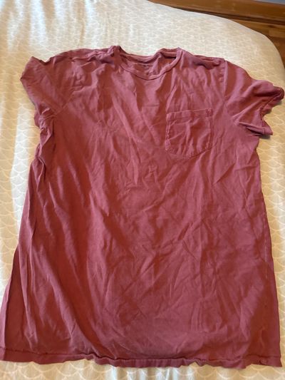 Goodfellow Dusty rose t shirt with pocket Men's - M