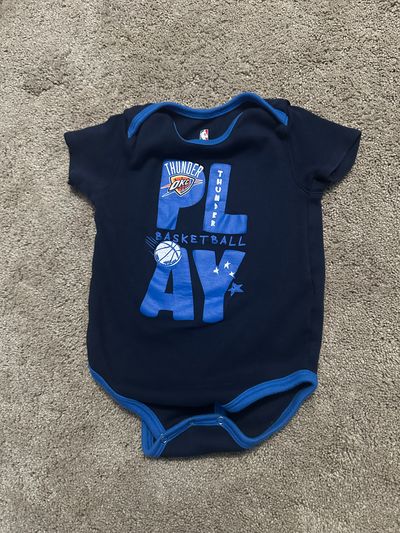 NBA NEW: Blue Play Basketball Bodysuit / onesie 24 Months