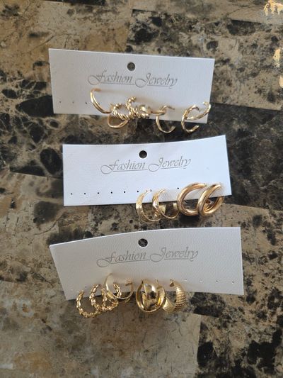 Brand New Lot of Hoop Earrings