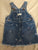Osh kosh Flower overall dress 12 Months