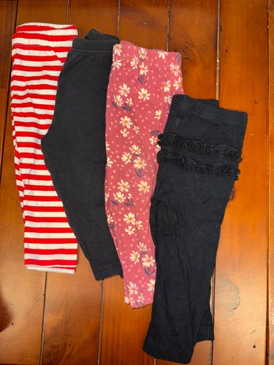 Carters and cat and jack Legging Bundle 12 month Baby girl. Carters and Cat and Jack. 12 Months