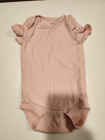 Carters Pink eyelet onesie top 3 Months
