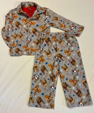 Paw Patrol Long sleeve button-down and pant set, paw patrol pups 3T