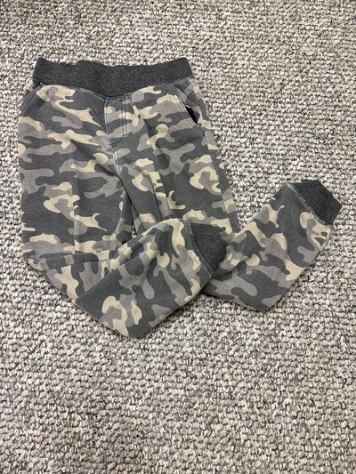 Kids headquarters Grey camo joggers 6T/6