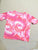 Childrens place Pink tie dye t shirt 7-8