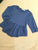 Sunshine swing Blue 3/4 sleeve top 7-8