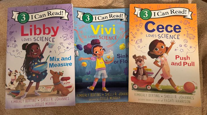 I Can Read Libby, CeCe, and ViVi Loves Science- 3 pk
