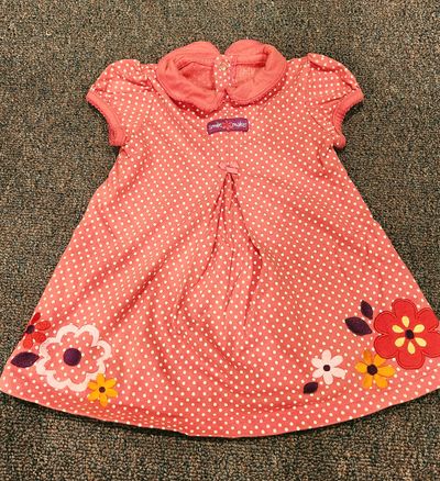 Carter's Pink polka dot summer dress 12 Months