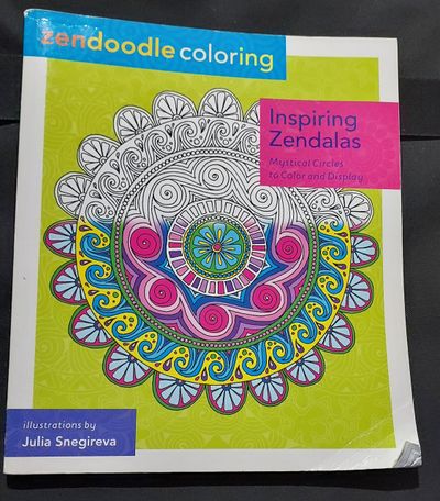 st martin NEW orig 12.99 zendoodle coloring  adult coloring book