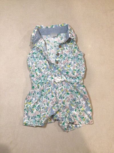 Carters floral romper With snaps for easy changing 3 Months