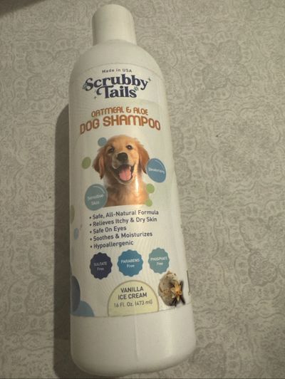 : New Scrubby Tails, Oatmeal &Aloe Dog Sham