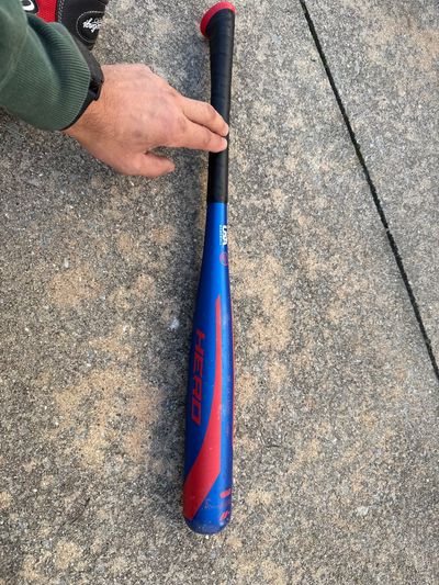Hero 25 inch 14oz. L129h baseball bat Red and blue baseball bat